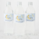Search for on the moon water bottle labels Baby shower