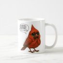 Search for cardinal photo mugs Red bird