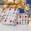 Search for ugly sweater wrapping paper Snowman