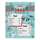 Search for fifty menus 1950s