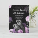 Search for owl wedding invitations Gothic