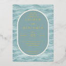 Search for teal gold wedding invitations Blue