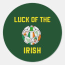 Search for luck of the irish stickers St patricks day