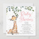 Search for greenery baby shower invitations Giraffe