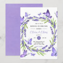 Search for lavender butterfly wedding invitations Green