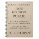 Search for vintage telephone notebooks Police