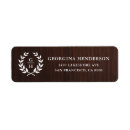 Search for laurel return address labels Wreath