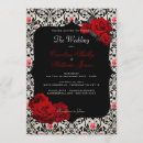 Search for gothic red and black wedding invitations Rose