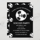 Search for boys 10th birthday invitations Soccer