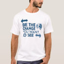 Search for change tshirts Be the change