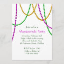 Search for mardi gras masquerade costume party invitations Elegant