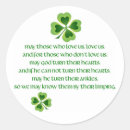 Search for irish blessing stickers Four leaf clover