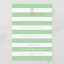 Search for stripe bridal shower invitations Mint