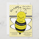 Search for funny bee invitations Cute