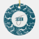 Search for shark christmas tree decorations Blue