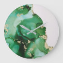 Search for alcohol ink clocks Gold