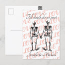 Search for do not use postcards Skeleton couple