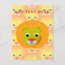 Search for cute lion postcards Safari