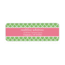 Search for quatrefoil return address labels Stylish
