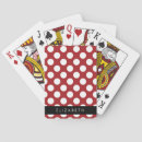 Search for red dot playing cards Pattern of dots