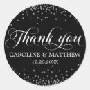 Search for silver sparkle wedding stickers Black