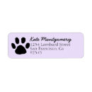 Search for purple lover return address labels Simple