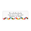Search for lined return address labels Black and white