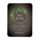 Search for winter rectangular wedding magnets Greenery