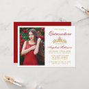 Search for red quinceanera invitations Gold