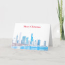 Search for chicago skyline christmas cards Illinois