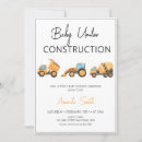 Search for construction baby shower invitations Truck
