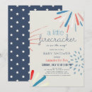 Search for fireworks baby shower invitations Little firecracker