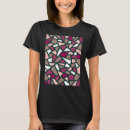 Search for pink and black tshirts Pattern