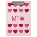 Search for cute heart clipboards Hearts