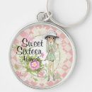 Search for sweet 16 key rings Sixteen