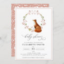 Search for watercolor fox baby shower invitations Woodland animals