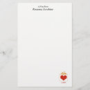 Search for cute stationery paper Red