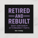 Search for funny retirement business cards Vintage