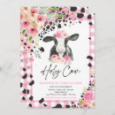 Search for holy cow birthday invitations Cowgirl party
