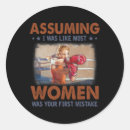 Search for working women stickers Boxing hard work