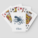 Search for octopus playing cards Nautical