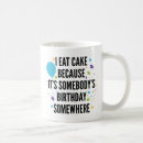 Search for eat cake mugs Funny