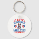 Search for siberian husky lover key rings Pug