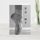 Search for toe shoe cards For her