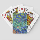 Search for vincent playing cards Irises