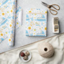 Search for mittens wrapping paper Blue