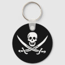 Search for flag skull key rings Jolly roger