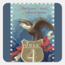 Search for vintage fourth of july stickers Patriotic
