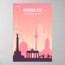 Search for berlin vintage travel posters Brandenburg gate