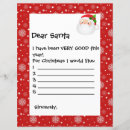 Search for dear santa letter stationery paper Red